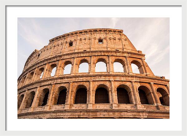 Colosseum Illuminated By Dusk