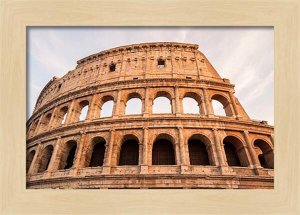 Colosseum Illuminated By Dusk