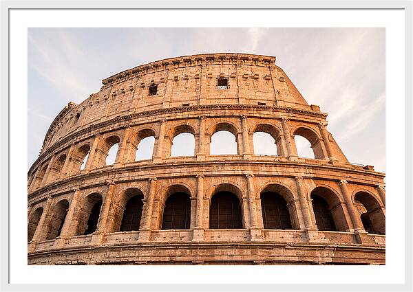 Colosseum Illuminated By Dusk