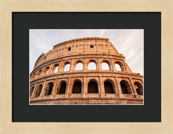 Colosseum Illuminated By Dusk