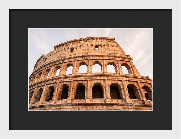 Colosseum Illuminated By Dusk
