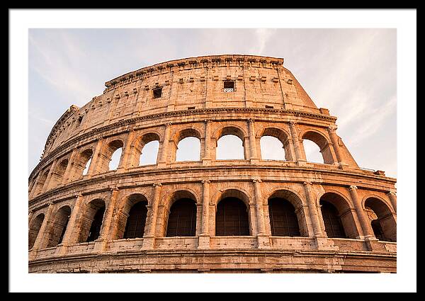 Colosseum Illuminated By Dusk