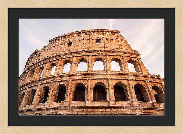 Colosseum Illuminated By Dusk
