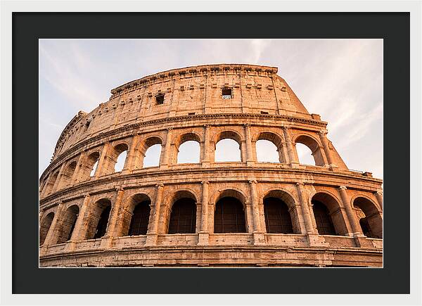 Colosseum Illuminated By Dusk