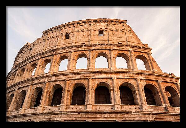 Colosseum Illuminated By Dusk