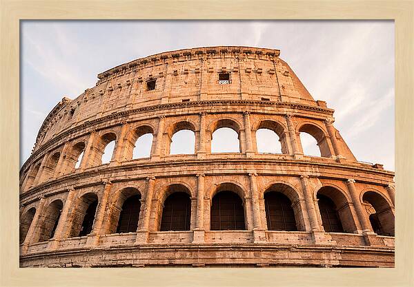 Colosseum Illuminated By Dusk