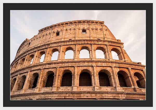 Colosseum Illuminated By Dusk