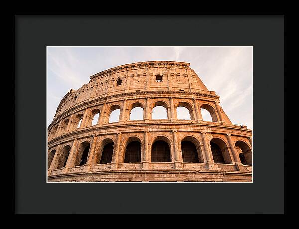 Colosseum Illuminated By Dusk