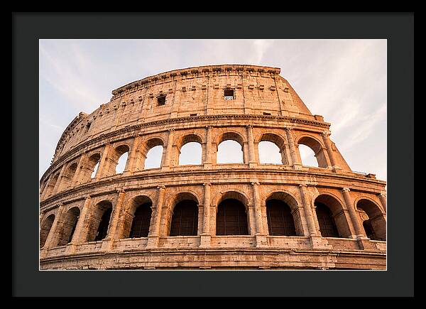 Colosseum Illuminated By Dusk