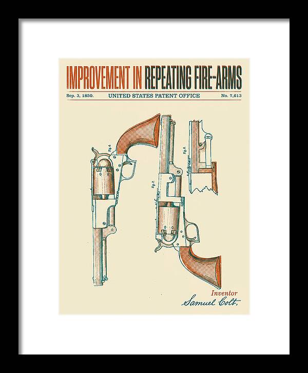 Colt Repeating Revolver Colt Retro Patent Us7613