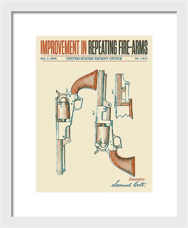 Colt Repeating Revolver Colt Retro Patent Us7613