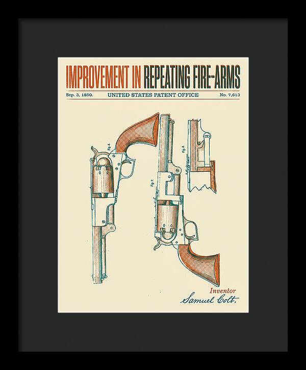 Colt Repeating Revolver Colt Retro Patent Us7613