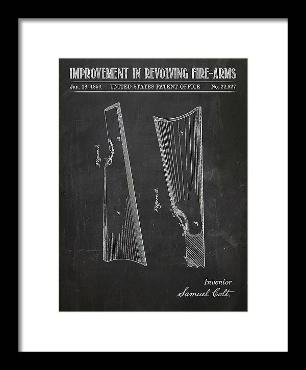 Colt Revolver Grip Colt Chalkboard Patent Us22627