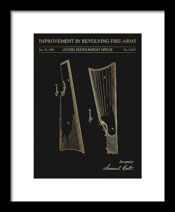 Colt Revolver Grip Colt Gold Patent Us22627