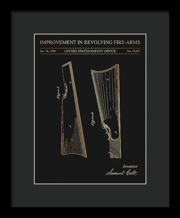 Colt Revolver Grip Colt Gold Patent Us22627