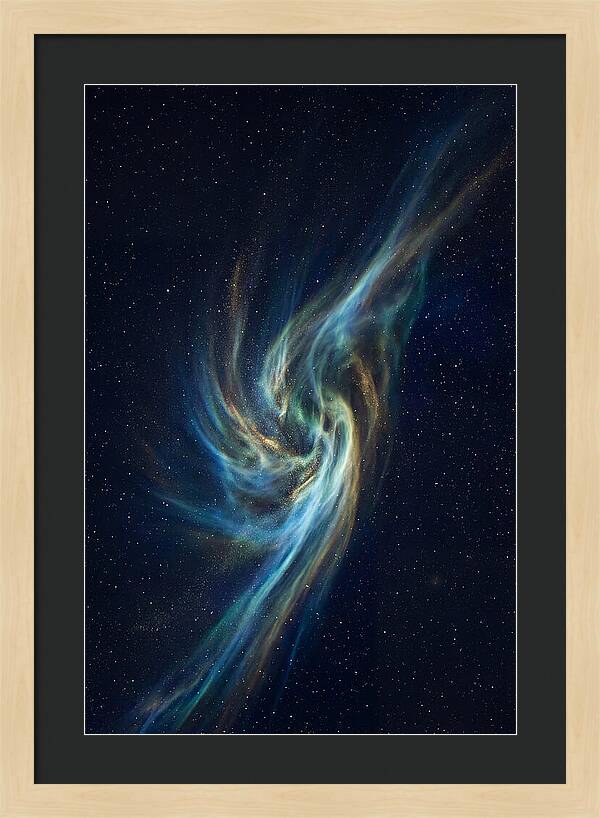 Comet Tail Night Sky