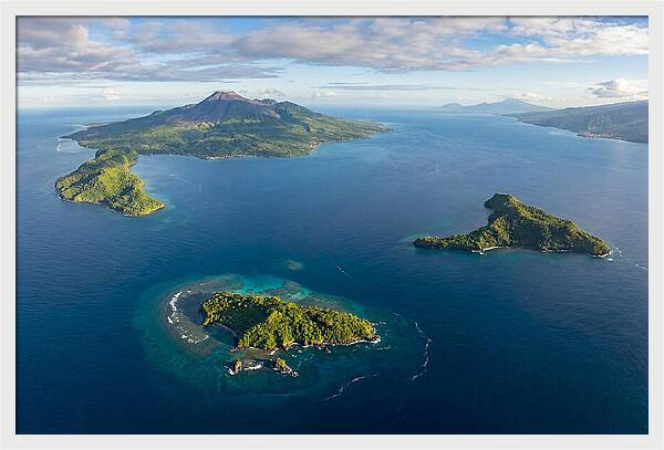 Comoros Islands From Above