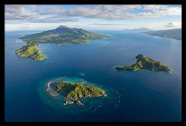 Comoros Islands From Above