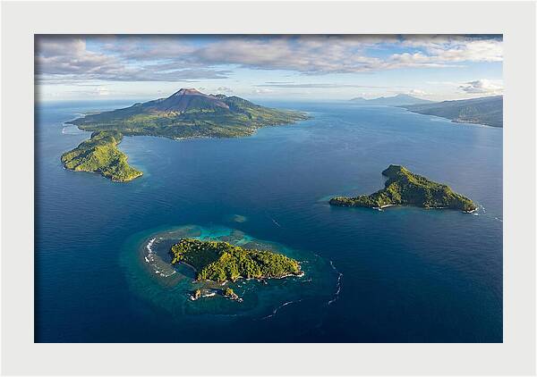 Comoros Islands From Above