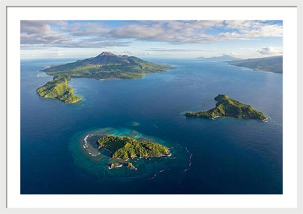 Comoros Islands From Above