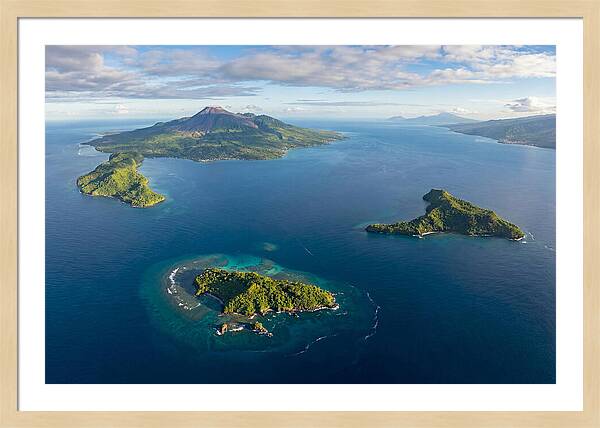 Comoros Islands From Above