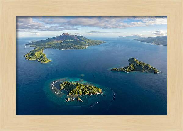 Comoros Islands From Above