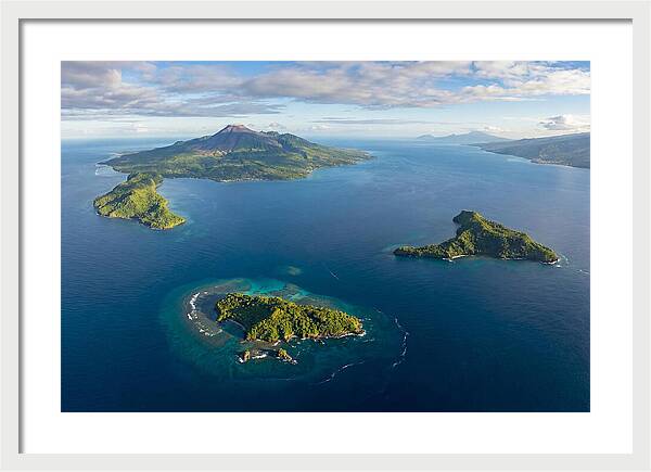 Comoros Islands From Above