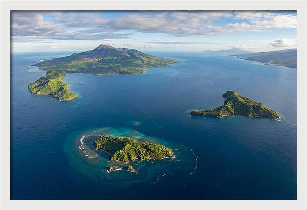Comoros Islands From Above