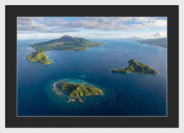 Comoros Islands From Above