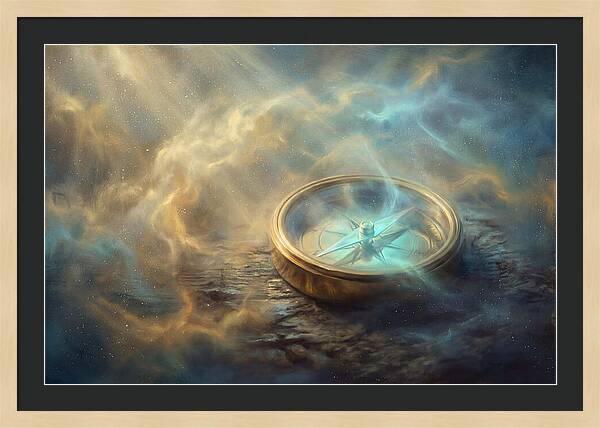 Compass In Cosmic Space