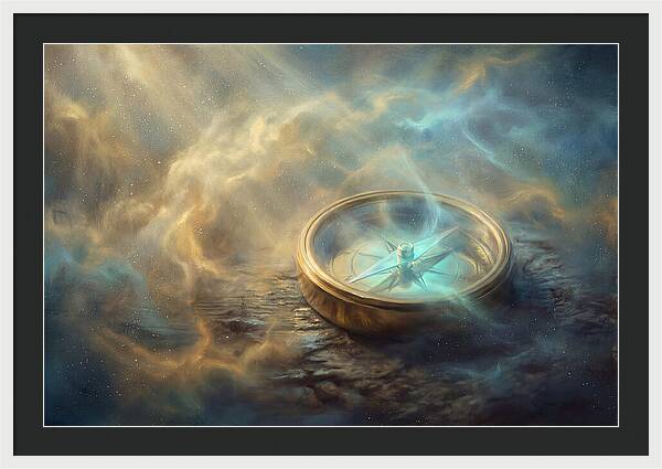 Compass In Cosmic Space
