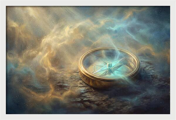 Compass In Cosmic Space