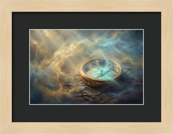 Compass In Cosmic Space
