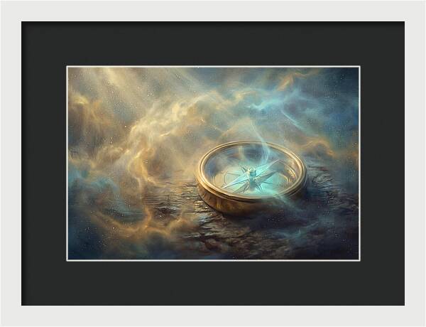 Compass In Cosmic Space