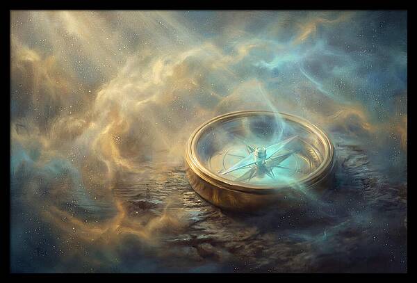Compass In Cosmic Space