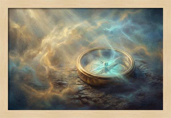 Compass In Cosmic Space