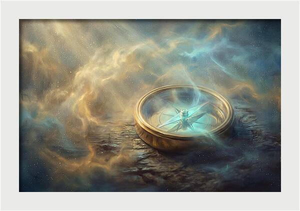 Compass In Cosmic Space