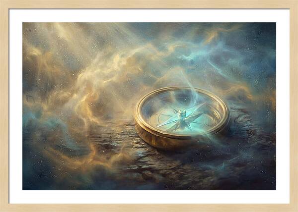 Compass In Cosmic Space