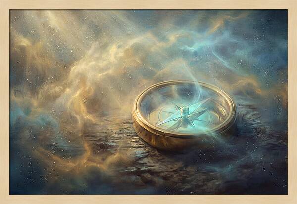 Compass In Cosmic Space