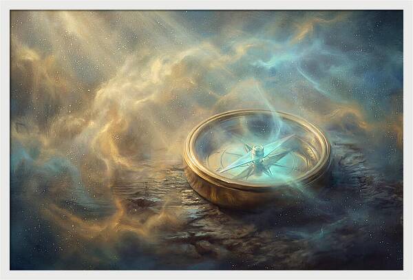 Compass In Cosmic Space