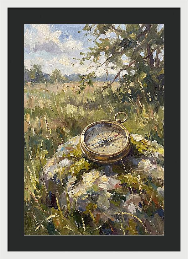 Compass In Natures Embrace