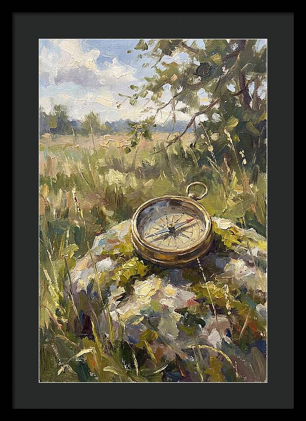 Compass In Natures Embrace