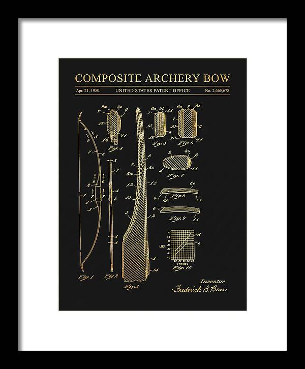Composite Archery Bow Bear Gold Patent Us2665678a