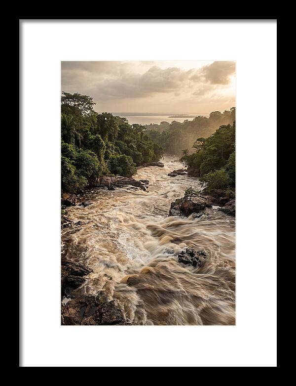 Congo River Rapids At Brazzaville