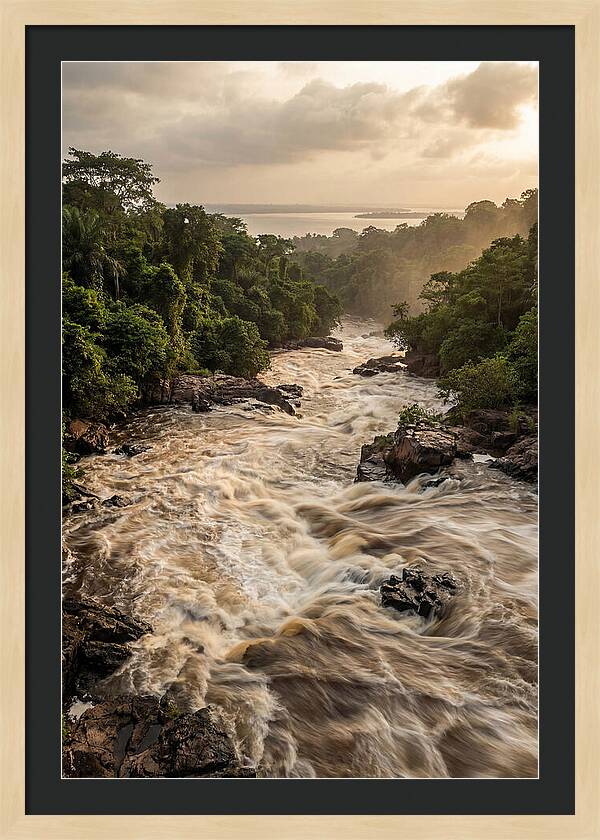 Congo River Rapids At Brazzaville