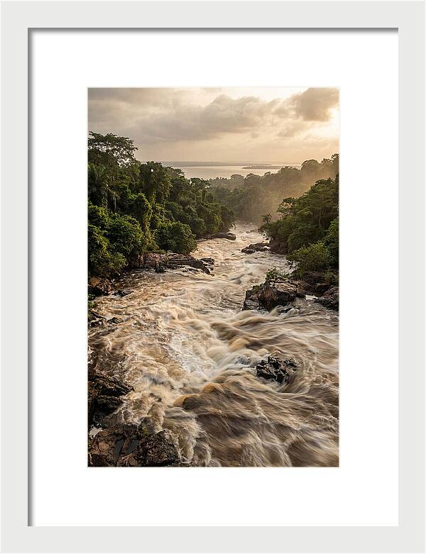 Congo River Rapids At Brazzaville
