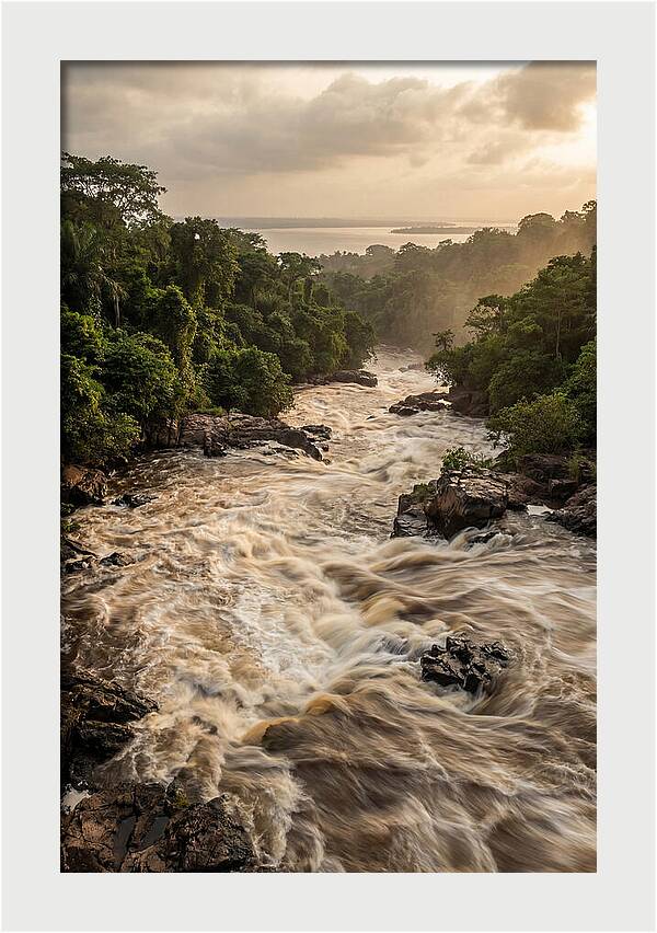 Congo River Rapids At Brazzaville