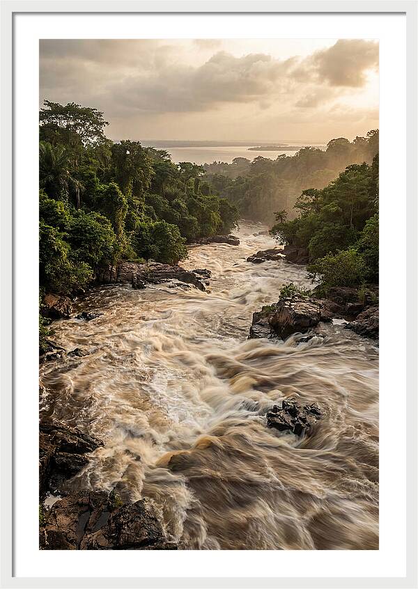 Congo River Rapids At Brazzaville