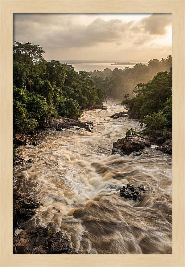 Congo River Rapids At Brazzaville