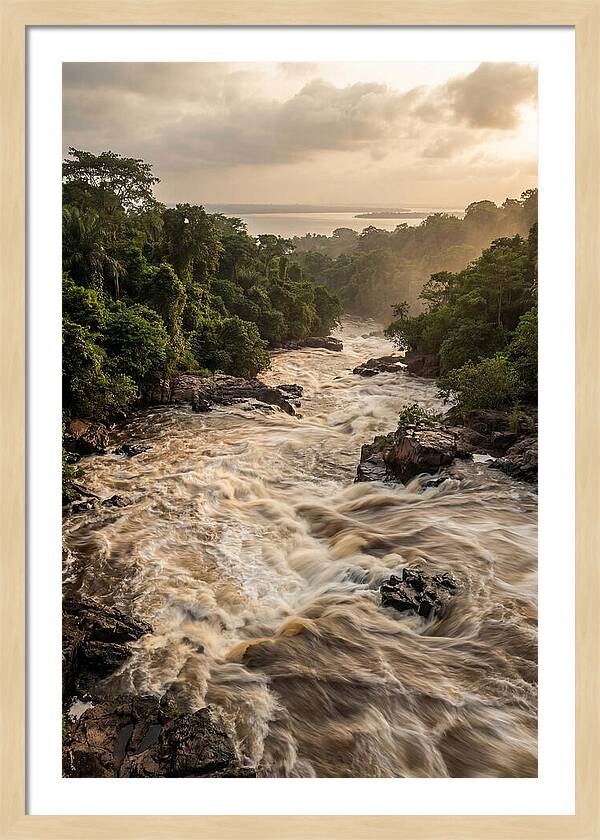Congo River Rapids At Brazzaville